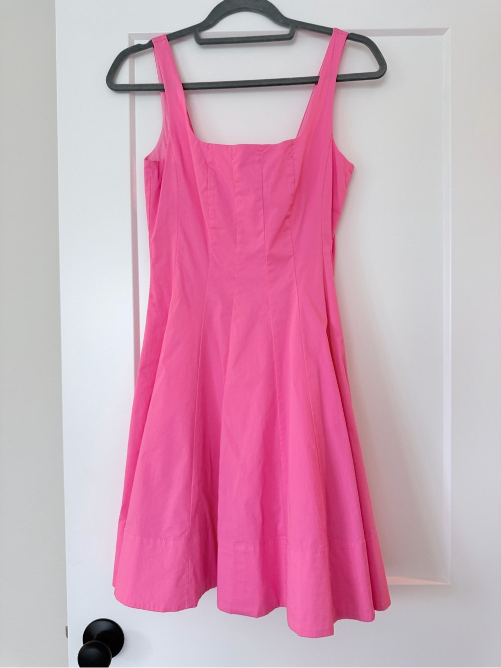 STAUD Hot Pink Mini Dress
